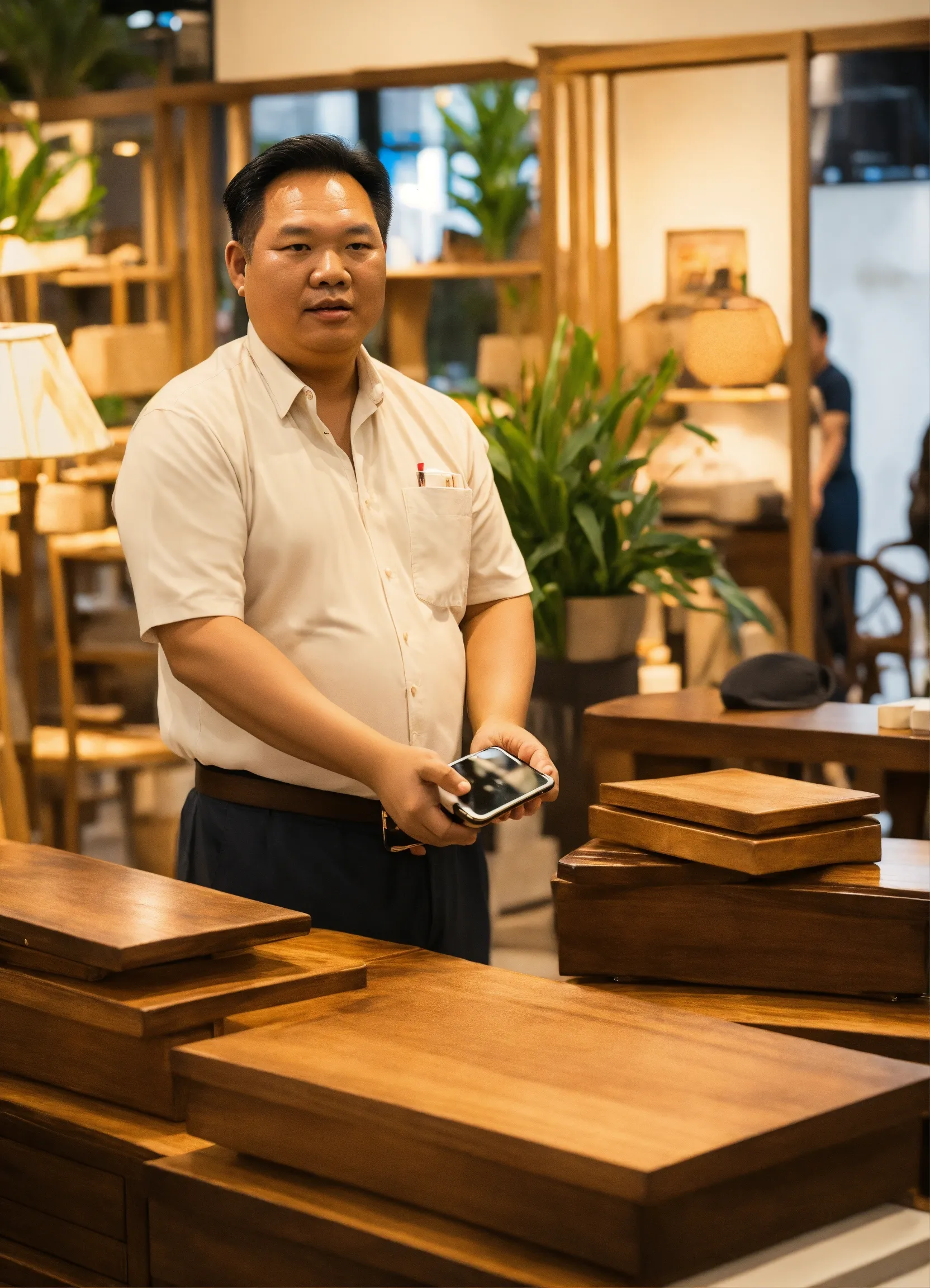 Wood grain texture close-up